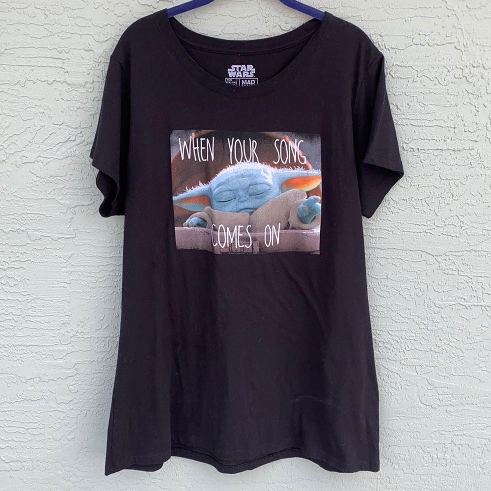 Star Wars 3XL Tee Yoda WHEN YOUR SONG COMEs On